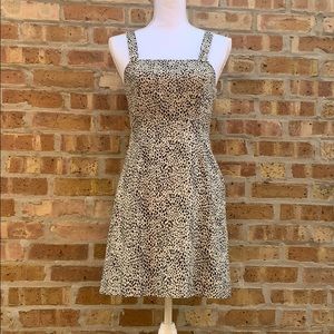 AE LEOPARD PRINT SQUARE NECK DRESS